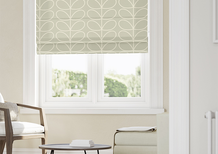 Orla Kiely Jumbo Linear Stem, Pebble - Roman Blind - Image 5